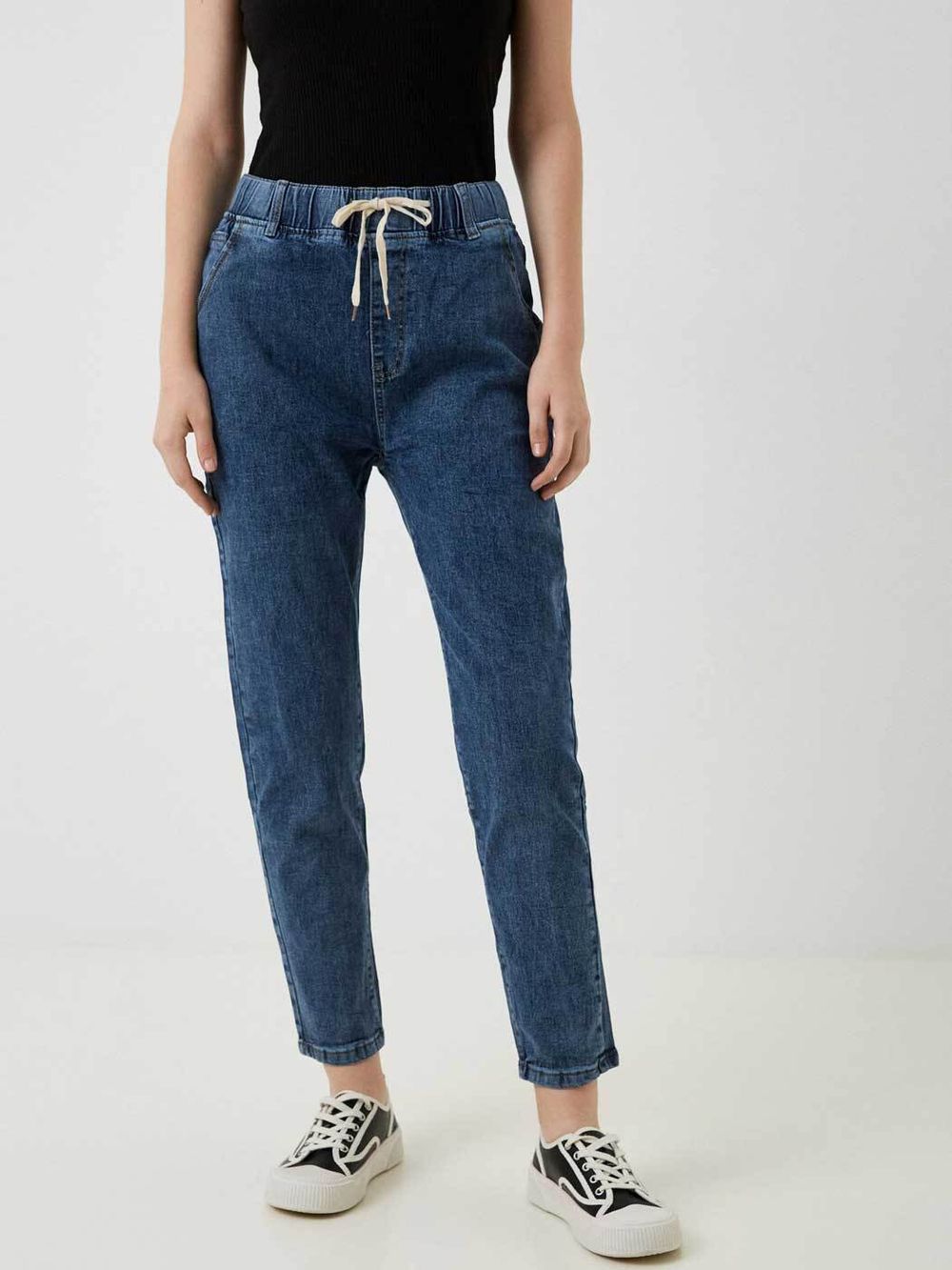 Джинсы на резинке больших размеров