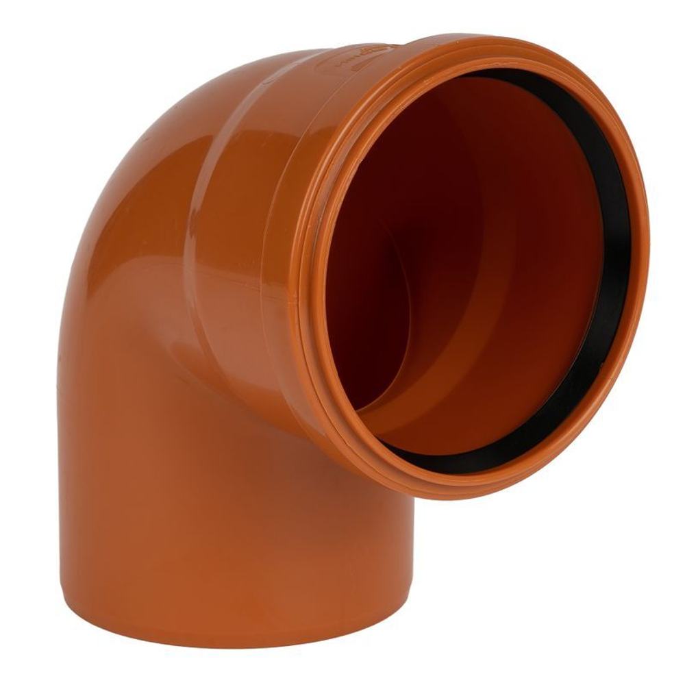 Отвод наружный канализационный 110 мм 87,5°