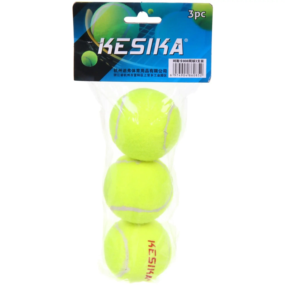 Мяч для большого тенниса K-808, 3 шт.