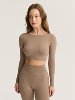 Бесшовные легинсы с высокой посадкой