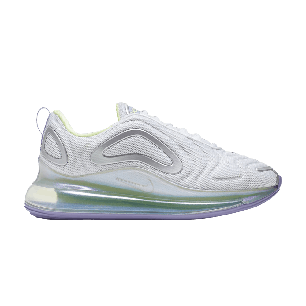 Кроссовки Nike Air Max 720 White Violet Silver (Женская размерная сетка)