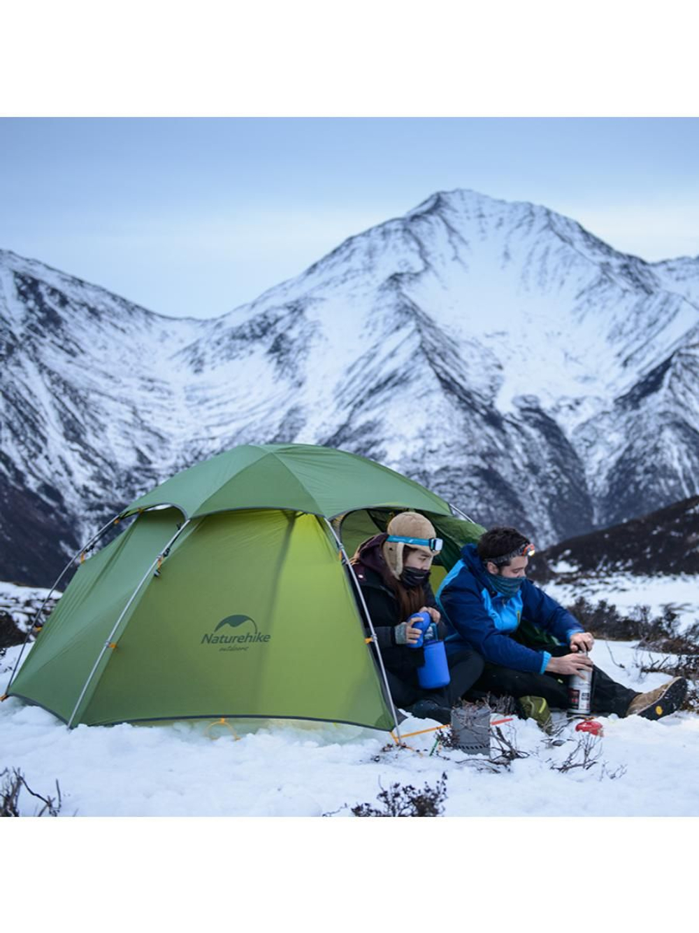 Палатка Naturehike Сloud Peak NH17K240-Y 20D двухместная, зеленая