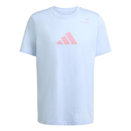 Мужская теннисная футболка Adidas Padel Категория Графика - глобальный синий