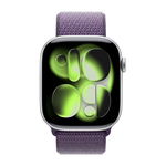 Умные часы Apple Watch Series 11 GPS, 46mm, Silver Aluminium Case with Purple Fog Sport Loop