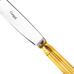 Набор столовых приборов на 6 персон 24 предмета Cutipol Line Matte Gold Brushed в подарочной упаковке