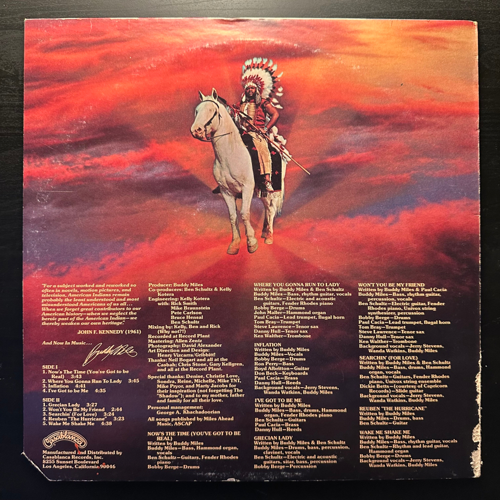 Buddy Miles ‎– Bicentennial Gathering Of The Tribes (США 1974г.)