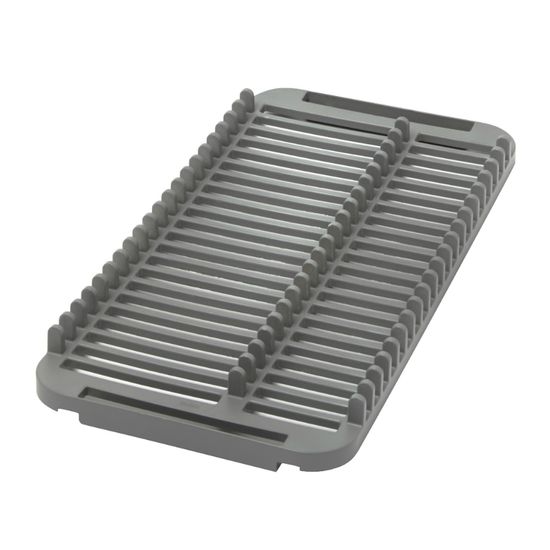 Коврик для сушки посуды с подставкой udry, 46х27,3х61 см, темно-серый