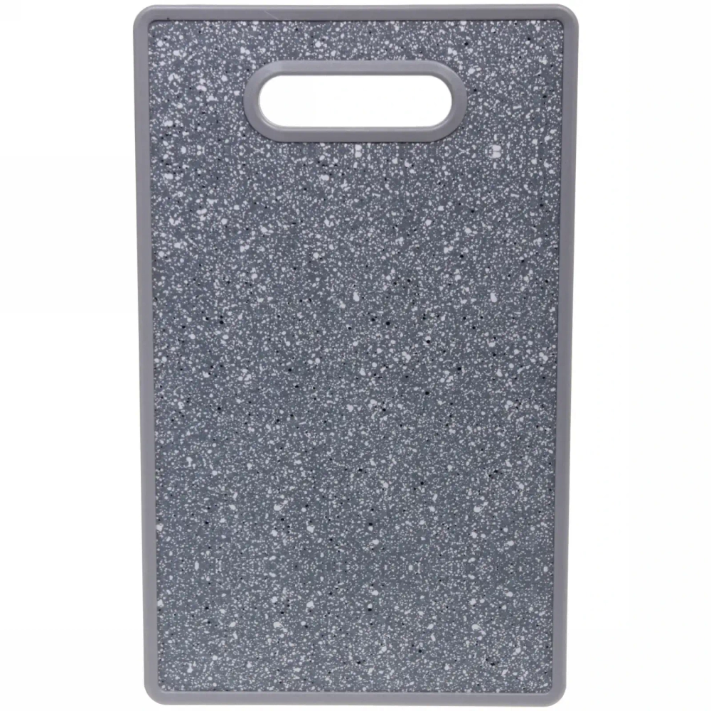 Доска разделочная пластиковая «Каменная крошка» 22*37см, серая