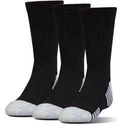 Теннисные носки Under Armour UA HeatGear Crew Jr - 3 par/black