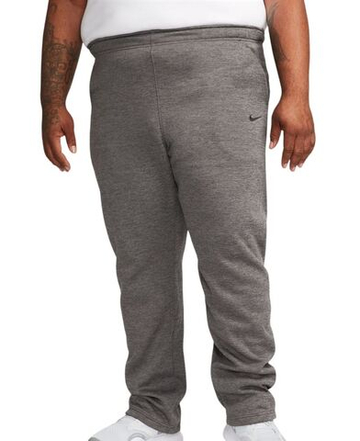 Теннисные брюки Nike Therma-FIT Open Hem Fitness - dark grey/white