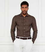 Льняная рубашка Stenstr\u00f6ms - коричневый(774721 7970)