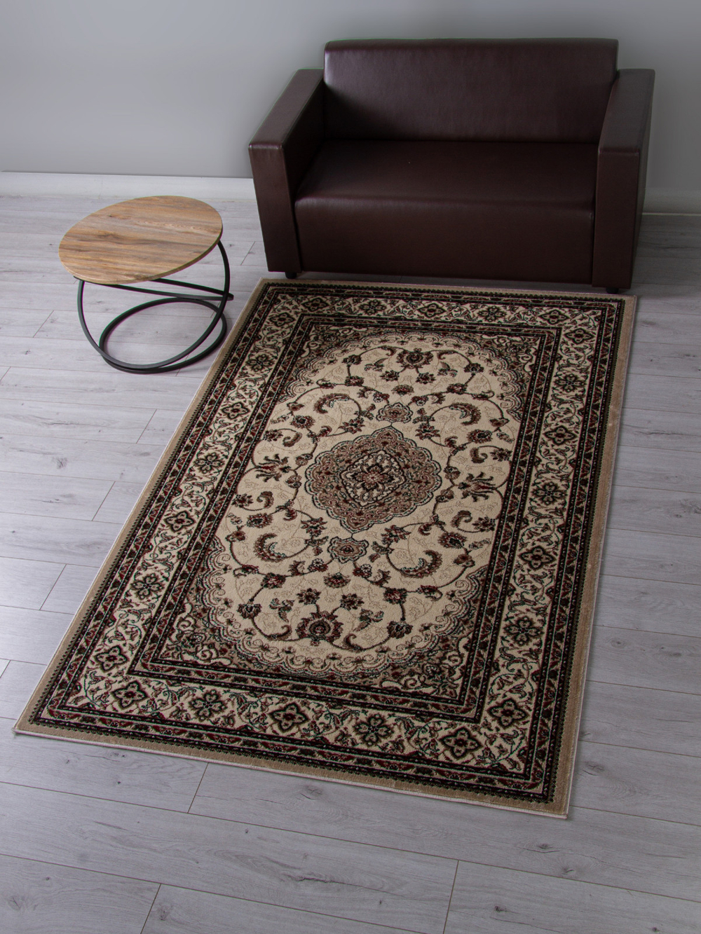 Ковер D389 - BEIGE - Прямоугольник - коллекция COLIZEY размер 60*110 см