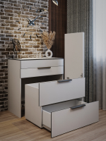 Туалетный столик-комод трансформер с зеркалом