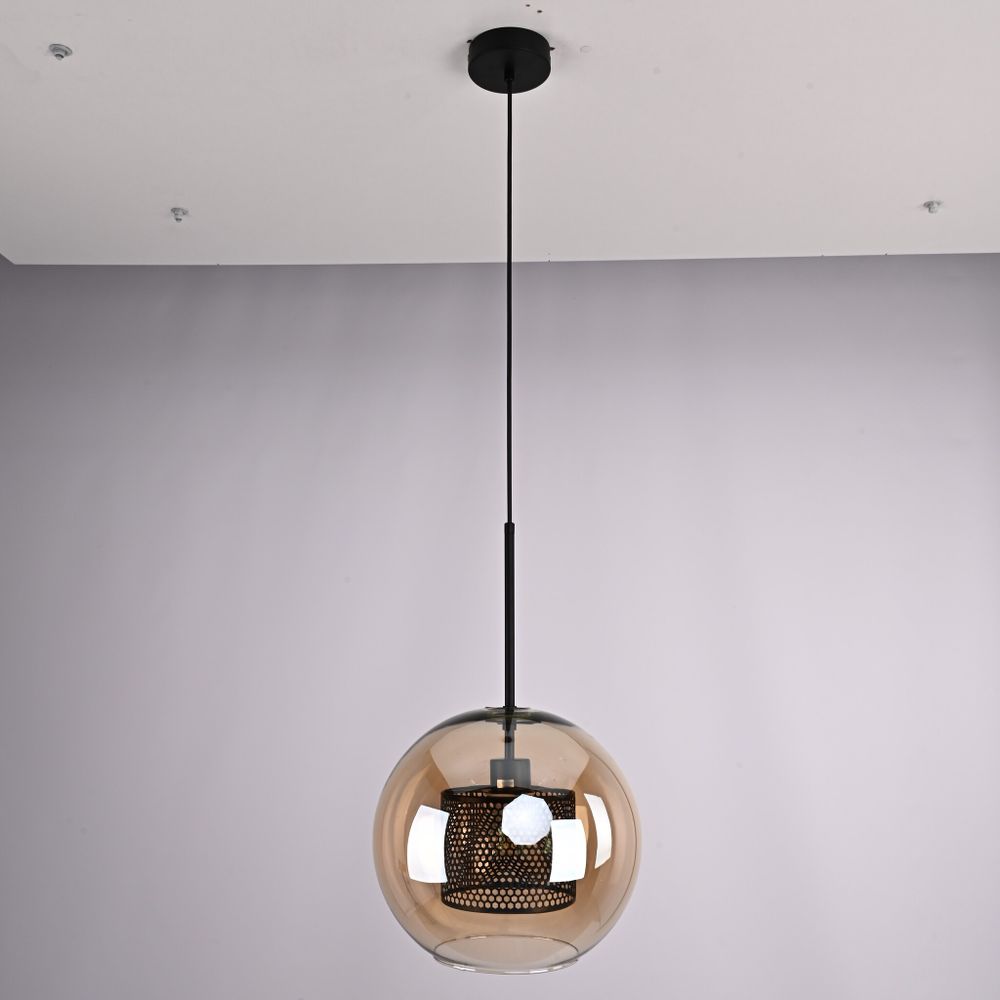 Подвесной светильник CATCH AMBER Ball L D30