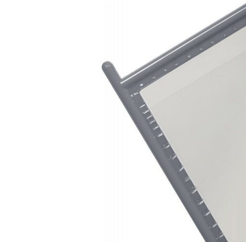 Перекидная система настенная, 10 рамок (серая)