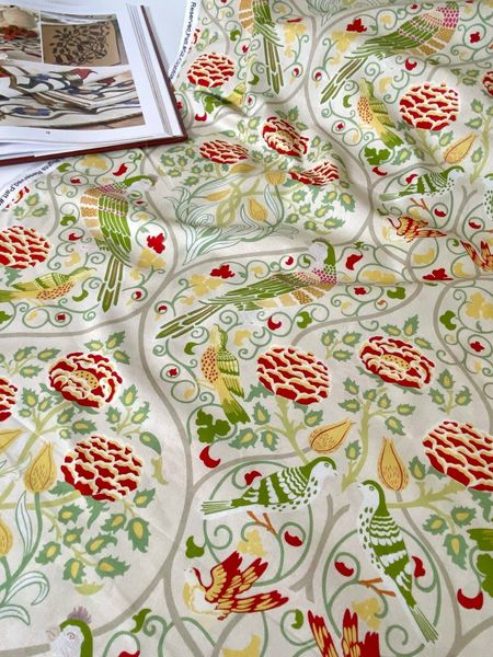 Seasons by may светло-бежевый 100% хлопок, Handmade Fabrics 2