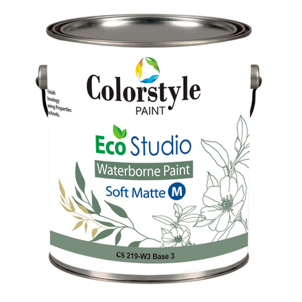 CS219-W3. COLORSTYLE / Benjamin Moore ECO STUDIO ECOLOGICAL WATERBORNE PAINT SOFT MATT.  Высокопрочная Экологичная матовая  краска  для общественных помещений