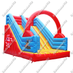 Батут горка "Лесные музыканты", 8*5*6 м