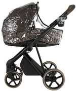 Детская коляска Roan Sol 2.0 3 в 1 с автокреслом Pituso Baesa Pro Black SLL/34/T Turkish Coffe/Black/руч.Cappuccino