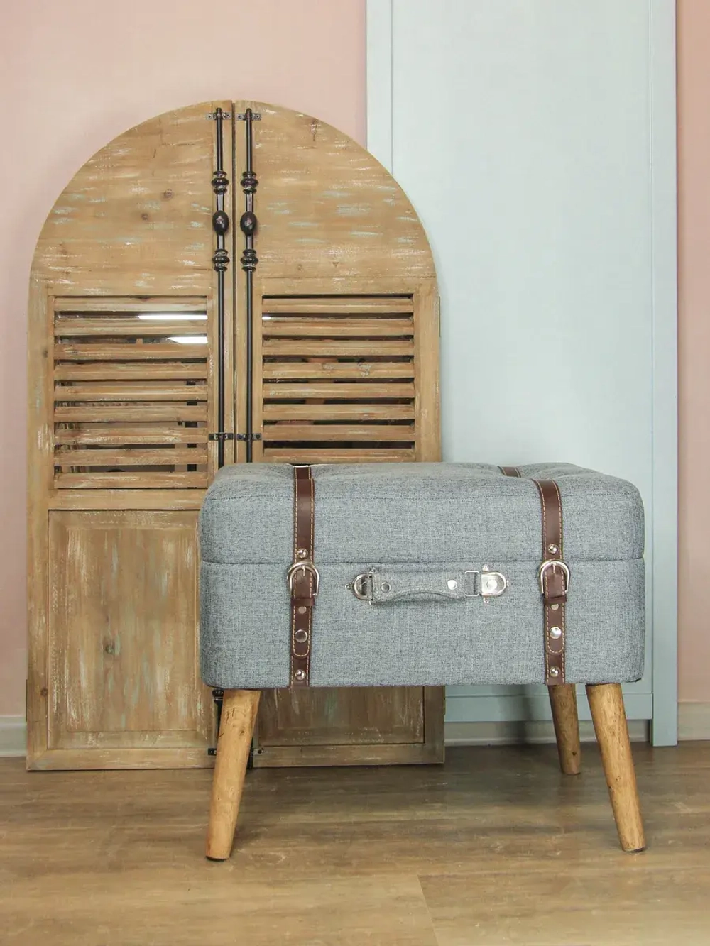 Пуфик для прихожей с ящиком