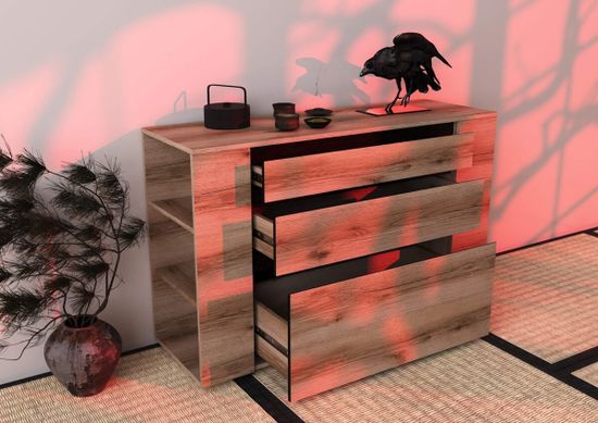 Комод БЕРГЕН серия 3