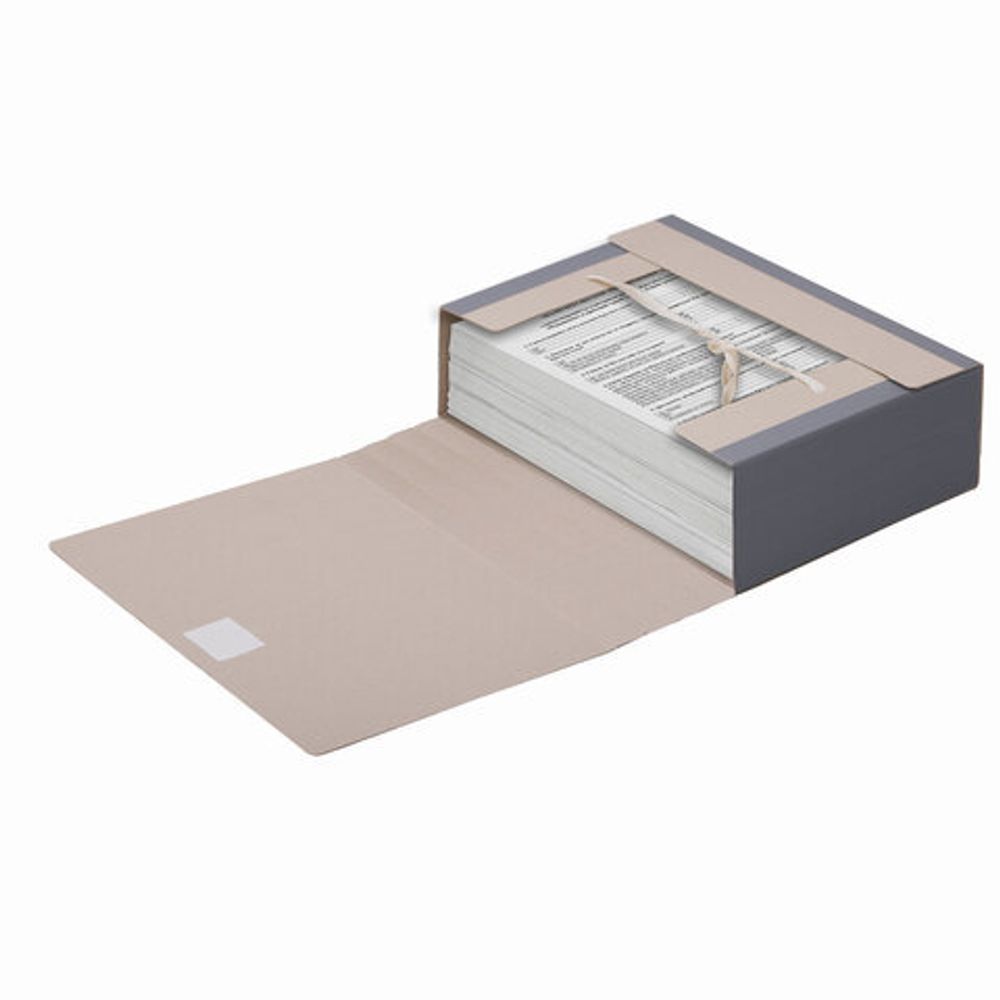 Папка архивная А4 "Форма 21", 80 мм, переплетный картон/бумвинил, ГИБКИЙ КОРЕШОК, до 800 л., STAFF, 112164