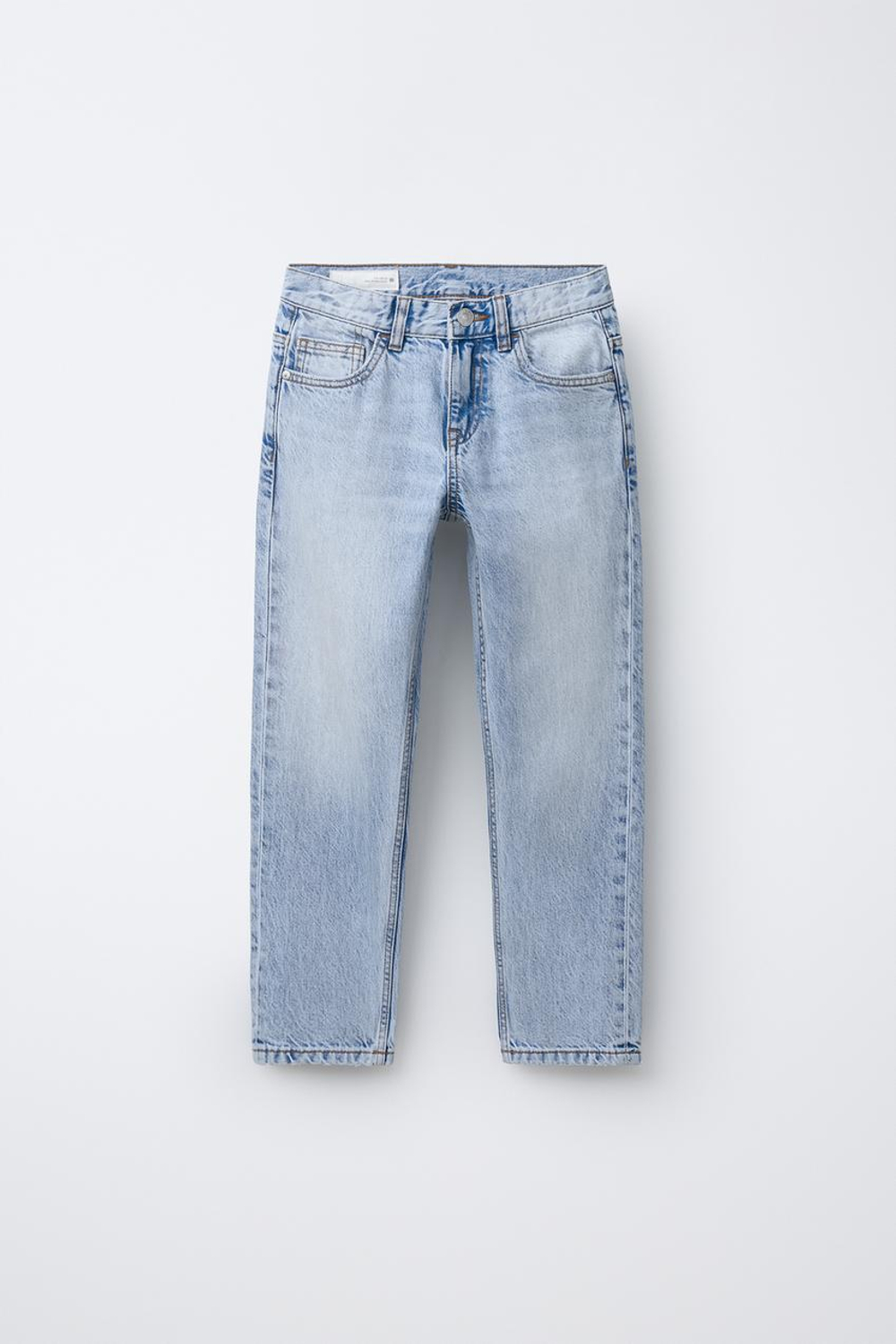 ZARA ДЖИНСЫ SLIM FIT, ГОЛУБОЙ