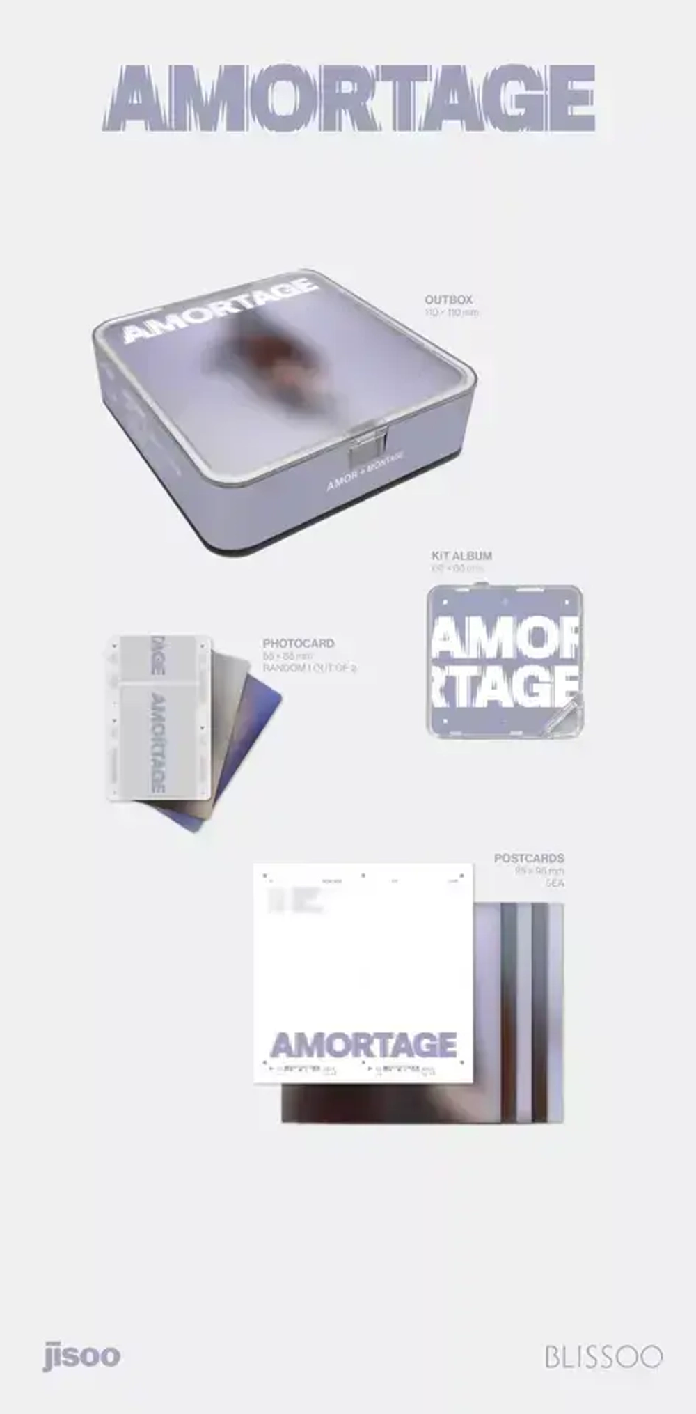 Альбом JISOO - AMORTAGE [APP ver.]