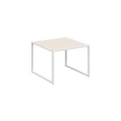 Next Столик малый NLT.SM Акация Лорка/Металл Белый 600*600*430