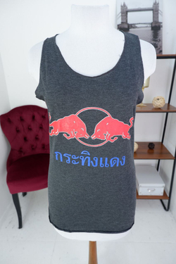 Топ из хлопка летний с принтом 46 размер