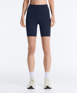 OYSHO Легинсы-велосипедки Comfortlux с высокой посадкой длиной 20 см, синий