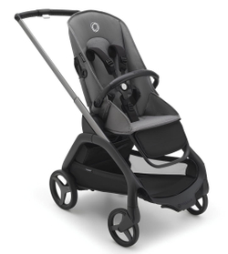 Прогулочная коляска Bugaboo Dragonfly base без капюшона Graphite/Grey Melange