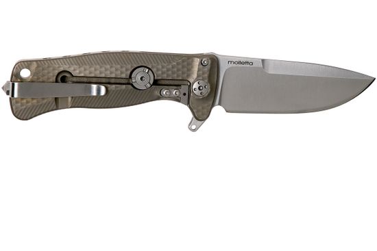 Складной нож Lion Steel "SR-22" L/SR22 B c клинком из стали Uddeholm Sleipner®, рукоять титан