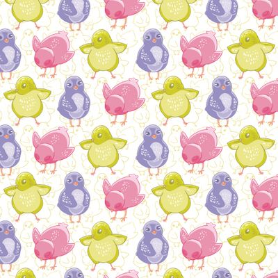 Цветные цыплята