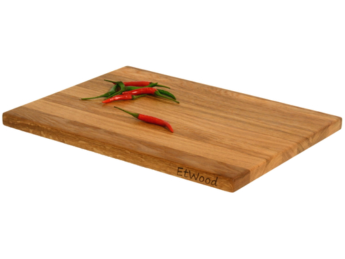 Разделочная доска дуб 40x30x2 см. арт. 711