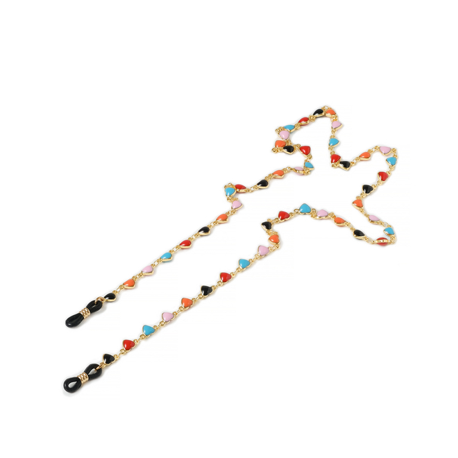 heart glasses chain