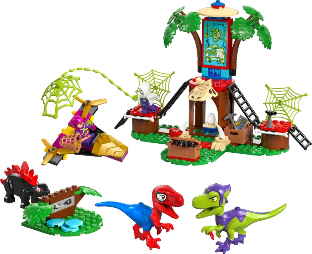 Конструктор LEGO Marvel 11200 Битва паука и Гобби-раптора в штаб-квартире Дома на дереве