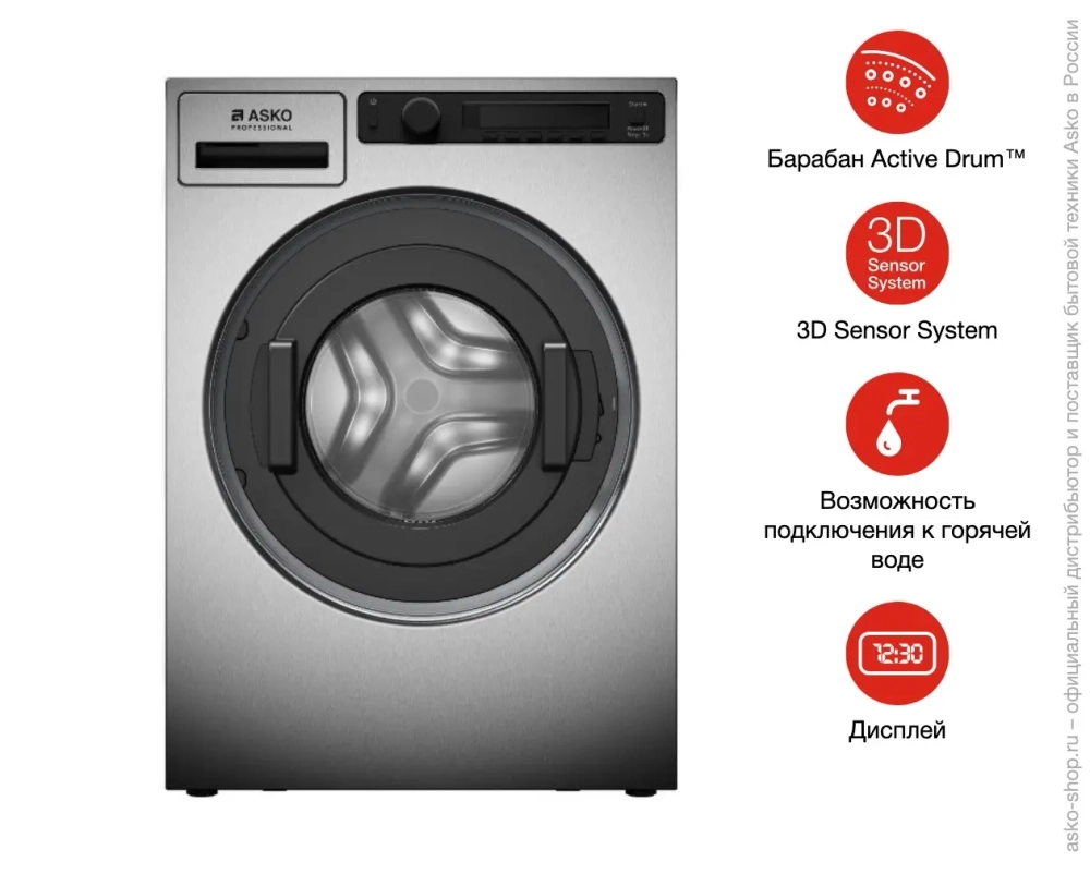 Профессиональная стиральная машина Asko WMC8947VI.S фото 21