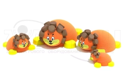Игровая резиновая фигура Львенок