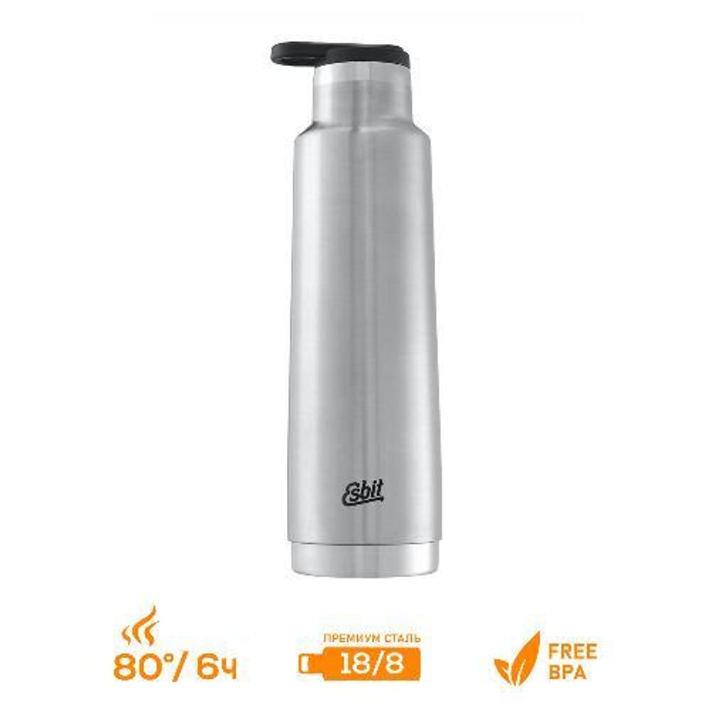 Термос Esbit PICTOR, из нержавеющей стали, стальная, 0.75 л, IB750PC-S