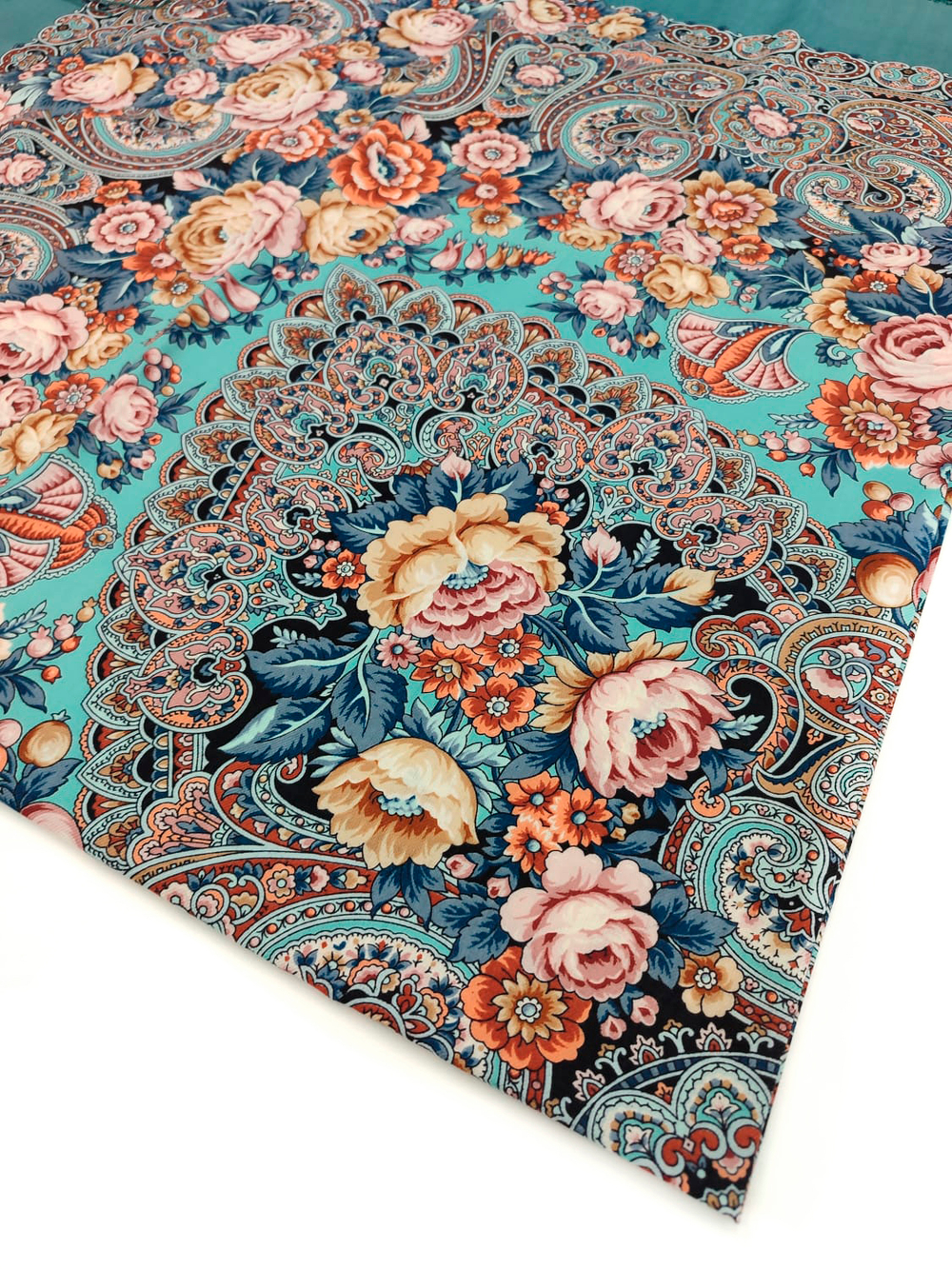 Павловопосадский платок Мчится тройка 1896-12