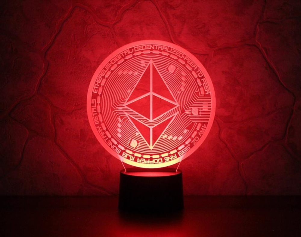 3Д-светильник "Ethereum" (Эфириум)
