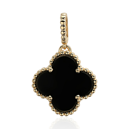 Подвеска с агатом из жёлтого золота 585 пробы JA-P-314170-1