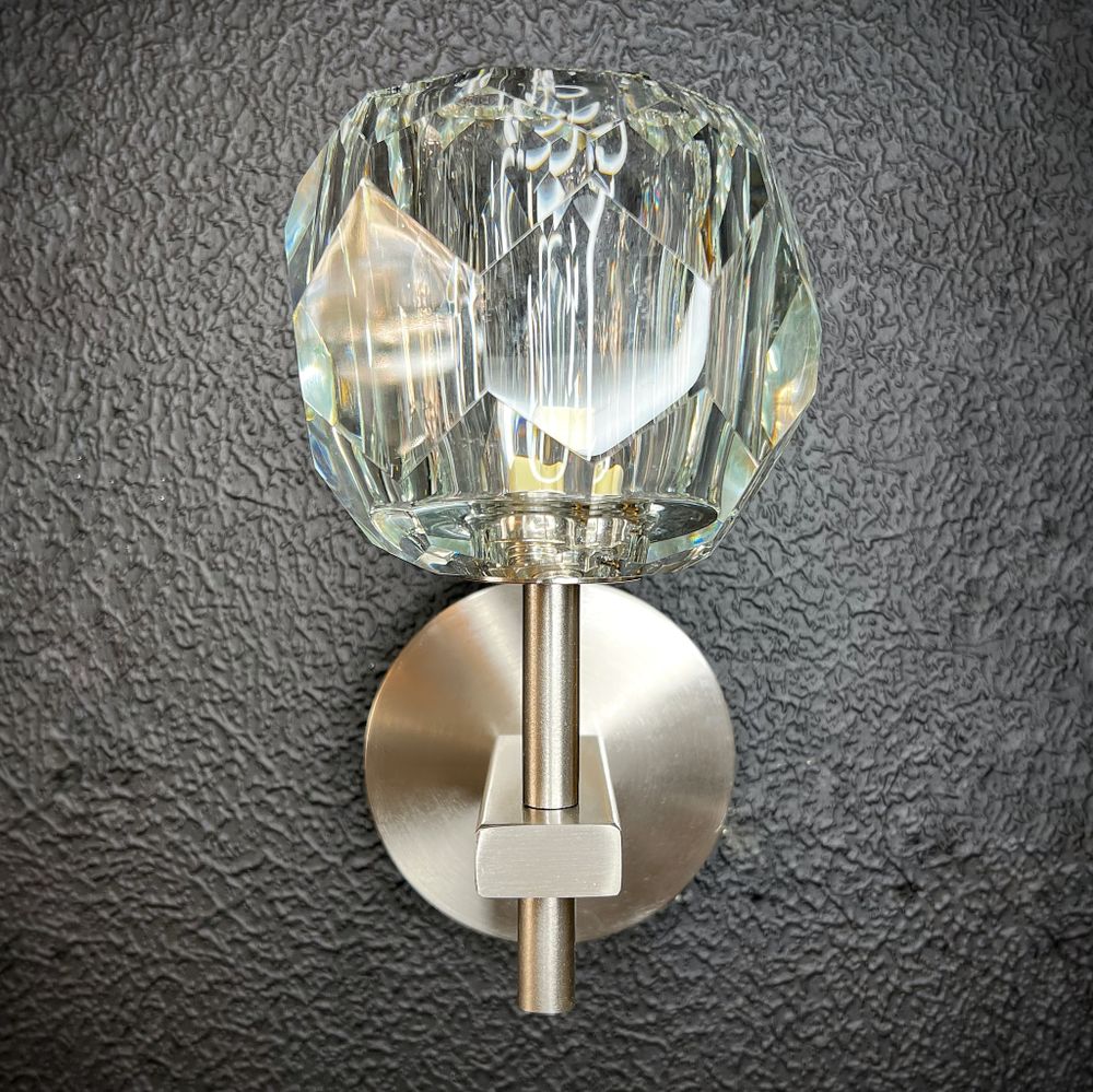Бра Boule De Cristal Single Sconce Никель By Imperiumloft