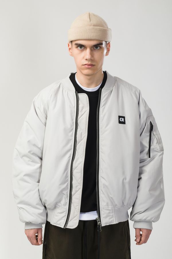 Бомбер Зимний Bomber Wide Пепельно-Светлая - фото 1