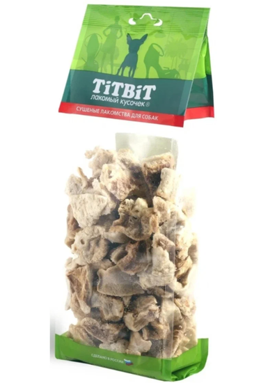 Titbit Легкое говяжье по-домашнему XXL мягкая упаковка, лакомство для собак 55 гр