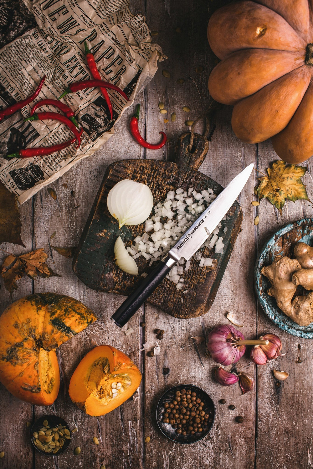 Нож кухонный универсальный 15см Samura Damascus SD-0023/K