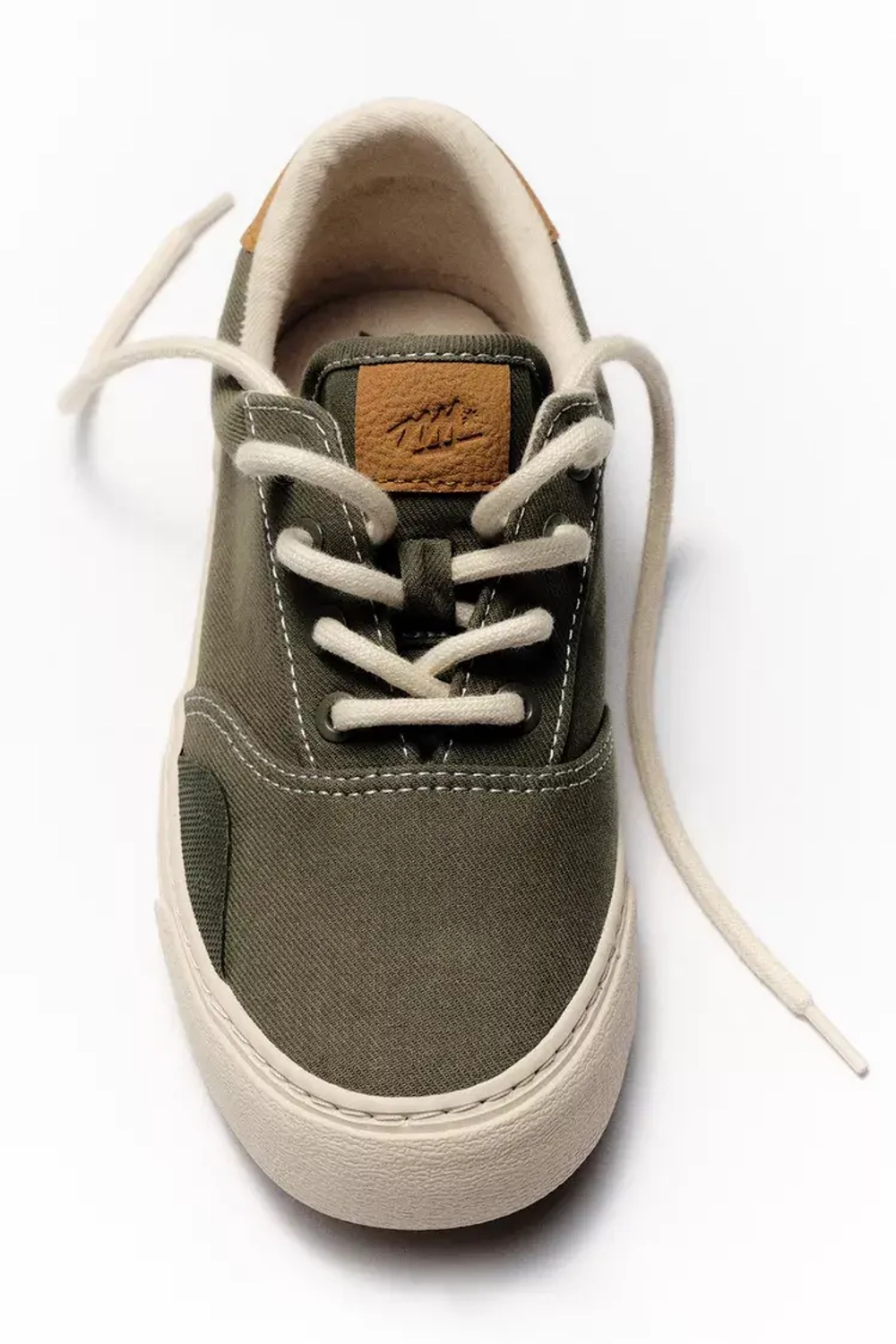 ZARA КРОССОВКИ, ЗЕЛЕНЫЙ ХАКИ