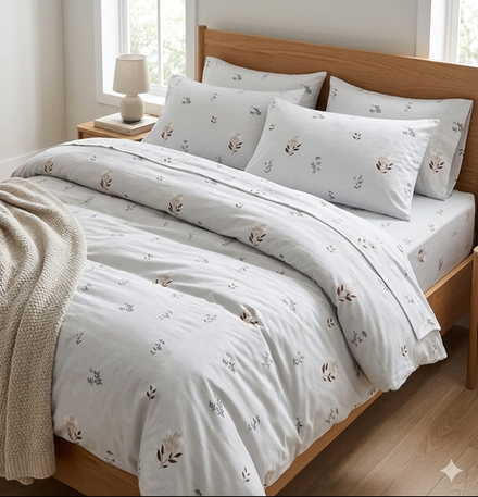 КПБ 2 сп с простыней на рез. 140х200 ПОПЛИН "П13"