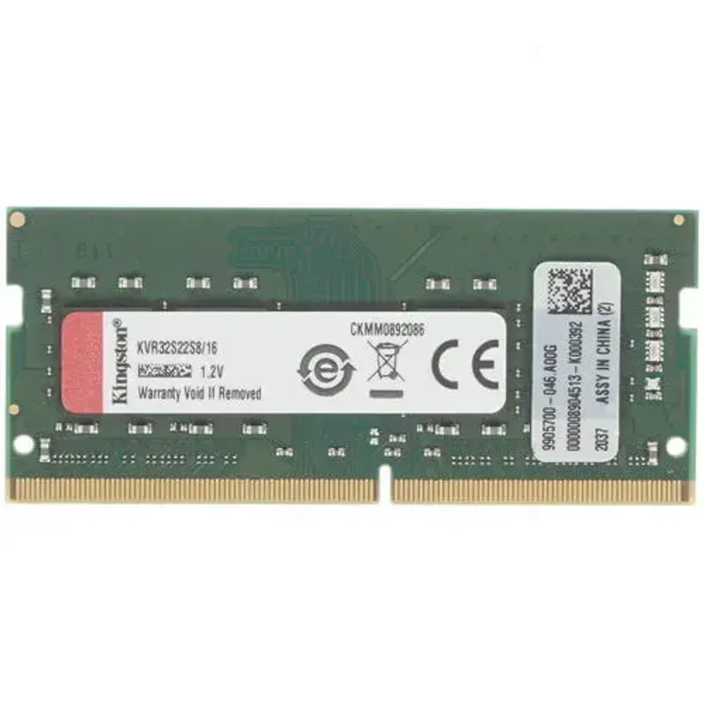 Модуль памяти Kingston KVR32S22S8/16 DDR4 SODIMM 16Gb 3200 MHz CL22